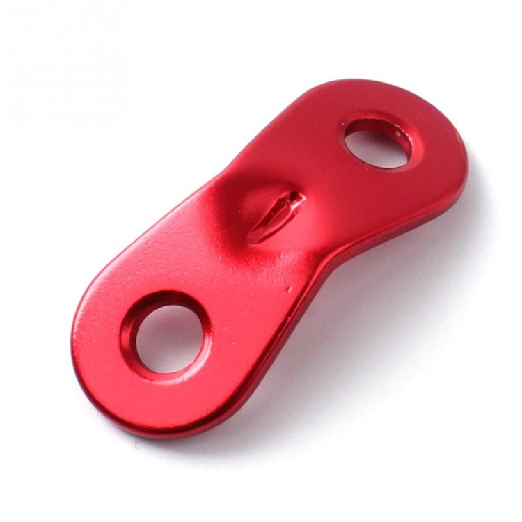 50 PCS Outdoor Camping Aluminum Alloy Cord Runners Rope Tensioners Tent Guy Line Rope Tensioners(Red)