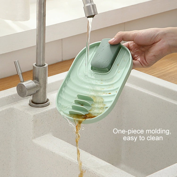 5 PCS Kitchen Spatula Pot Lid Rack Kitchenware Plastic Storage Rack Random Color Delivery