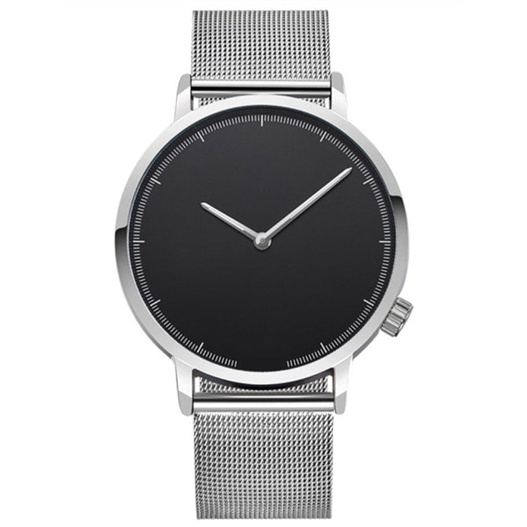 Minimalist Scaled Stainless Steel Belt Quartz Watch