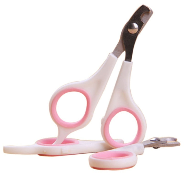 10 PCS Pet Animal Dog Cats Bird Toe Claw Stainless Steel Grooming Nail Clippers Scissors Trimm(Random Color Delivery)