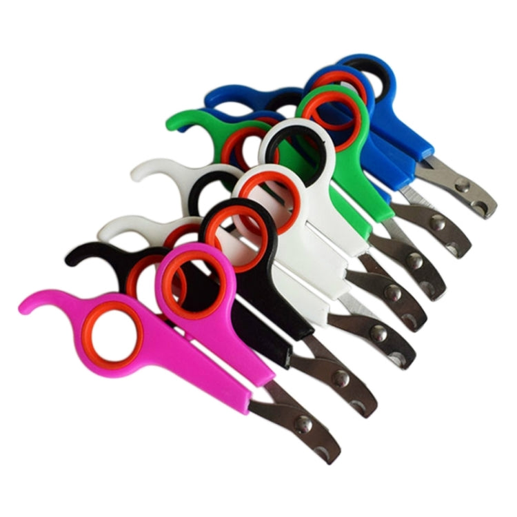 10 PCS Pet Animal Dog Cats Bird Toe Claw Stainless Steel Grooming Nail Clippers Scissors Trimm(Random Color Delivery)