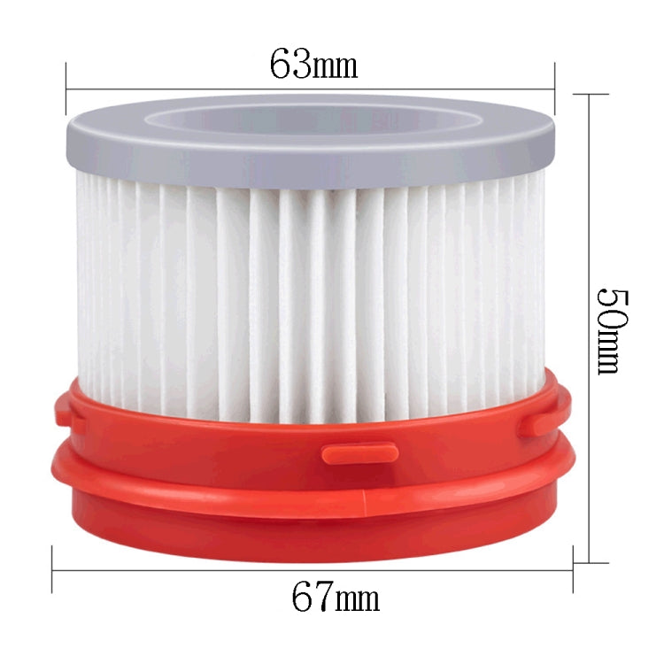 2 PCS Wireless Vacuum Cleaner Accessories Filter Element Hypa Filter for Xiaomi Dreame V9