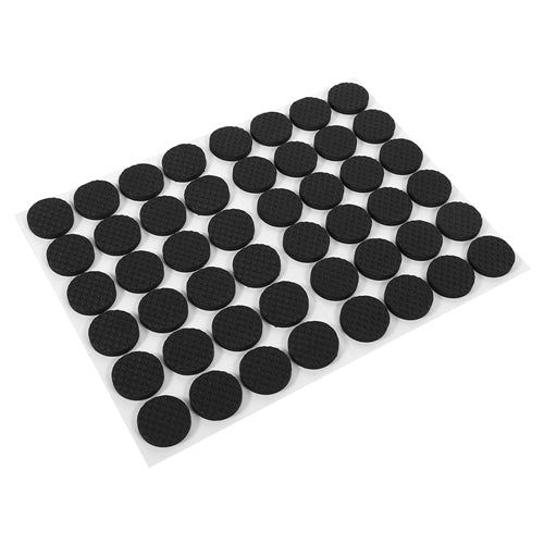 48 PCS Round Furniture Rubber Leg Feet Felt Pads Anti Slip Self Adhesive For Sofa Chair/Table/Desk Floor Damper Pads Protectors Mat