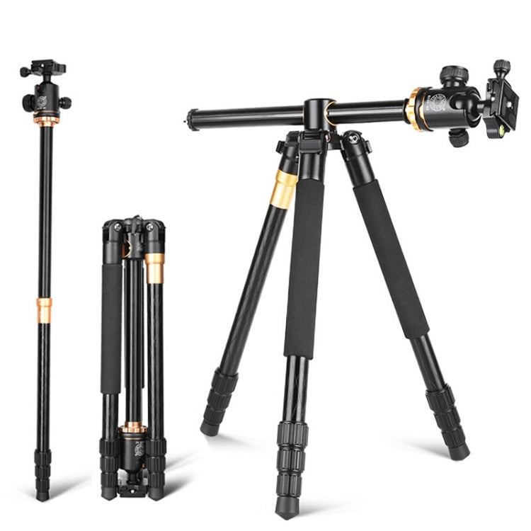 Q999h Horizontal Cantilever Gimbal Tripod Mount L Type Bracket with Tripod Ball-Head