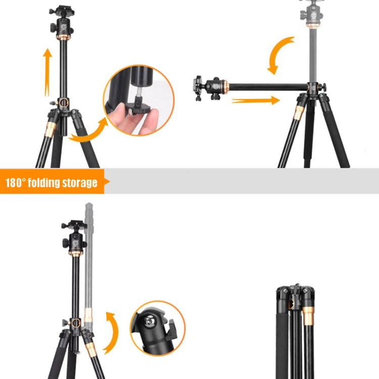 Q999h Horizontal Cantilever Gimbal Tripod Mount L Type Bracket with Tripod Ball-Head