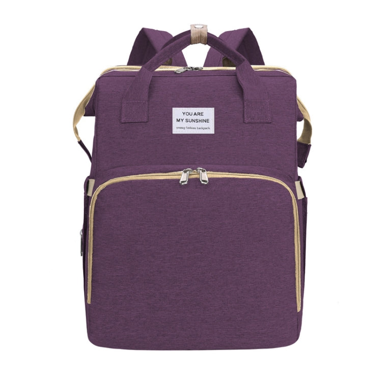 Portable Folding Crib Large Capacity Double Shoulder Mummy Pack Bag