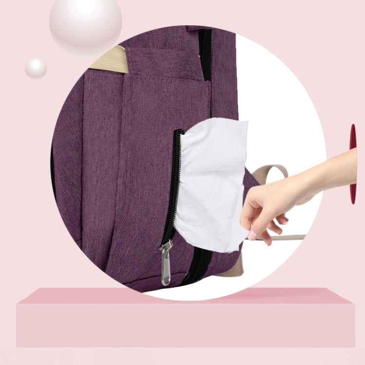 Portable Folding Crib Large Capacity Double Shoulder Mummy Pack Bag