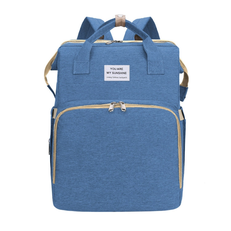 Portable Folding Crib Large Capacity Double Shoulder Mummy Pack Bag