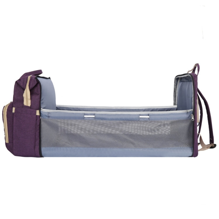 Portable Folding Crib Large Capacity Double Shoulder Mummy Pack Bag