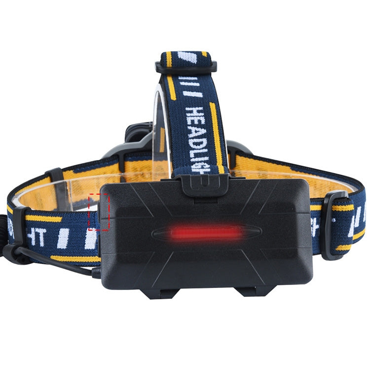 6-Core Strong Head Light Outdoor Long-Range Lighting Fishing Light, Specification:Set 2 Batteries and 1 Charger