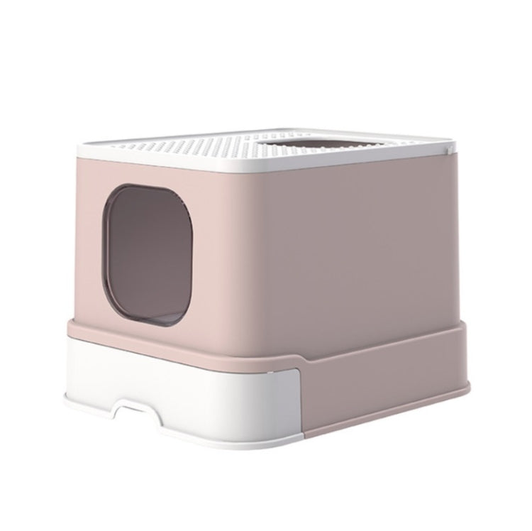 Top Drawer Fully Enclosed Cat Litter Box Pet Supplies