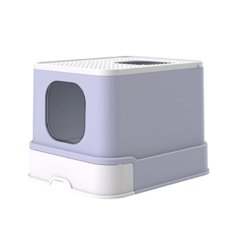 Top Drawer Fully Enclosed Cat Litter Box Pet Supplies