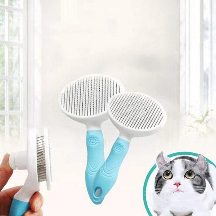 Pet Cat and Dog Hair Removal Beauty Modeling Comb Automatic Hair Loss Self-cleaning Needle Comb