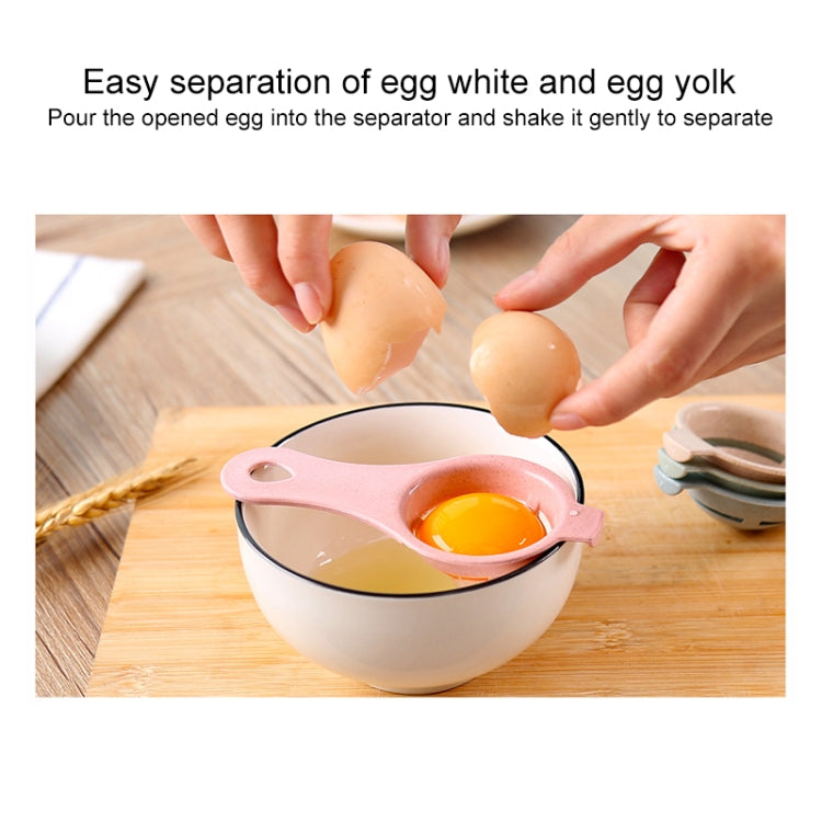 10 PCS Straw Plastic Egg Separator White Yolk Sifting Home Kitchen Dining Cooking Gadget