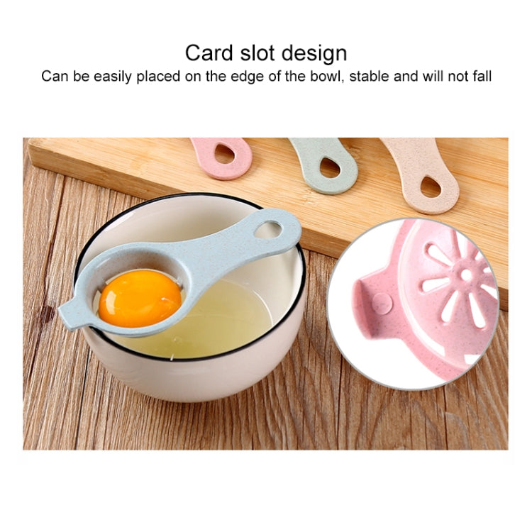10 PCS Straw Plastic Egg Separator White Yolk Sifting Home Kitchen Dining Cooking Gadget