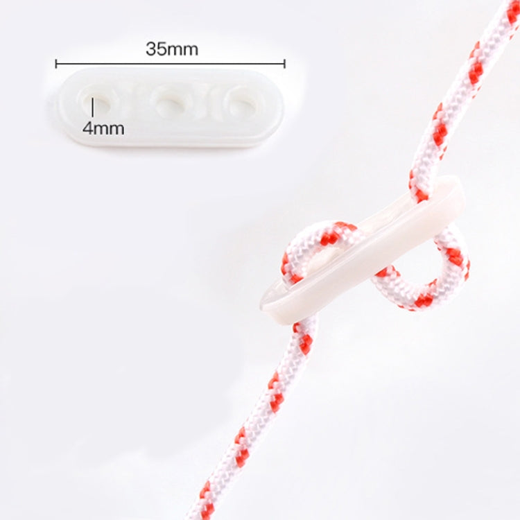 10 PCS Outdoor Tent Wind Rope Buckle Camping Luminous Buckle Awning Adjustment Buckle, Random Color Delivery