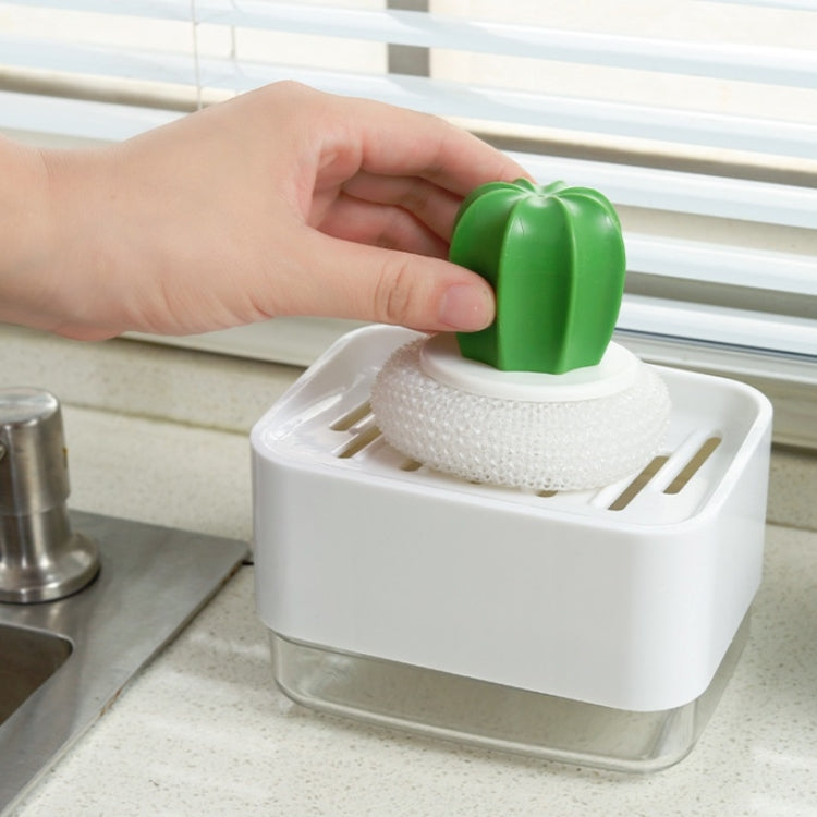 2 PCS Push-Type Soap Box Detergent Dispenser Kitchen Automatic Liquid Box
