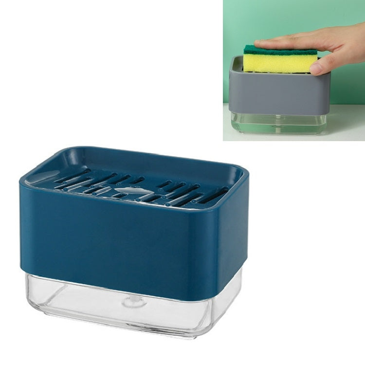 2 PCS Push-Type Soap Box Detergent Dispenser Kitchen Automatic Liquid Box