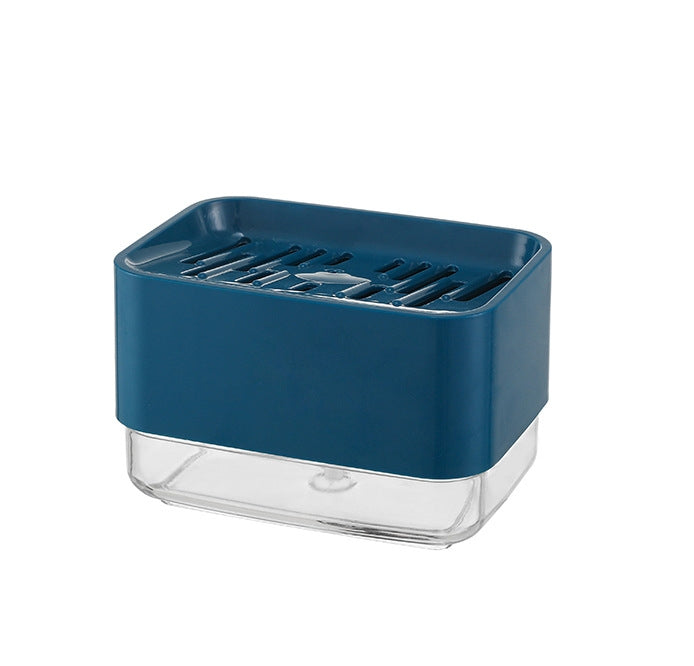2 PCS Push-Type Soap Box Detergent Dispenser Kitchen Automatic Liquid Box