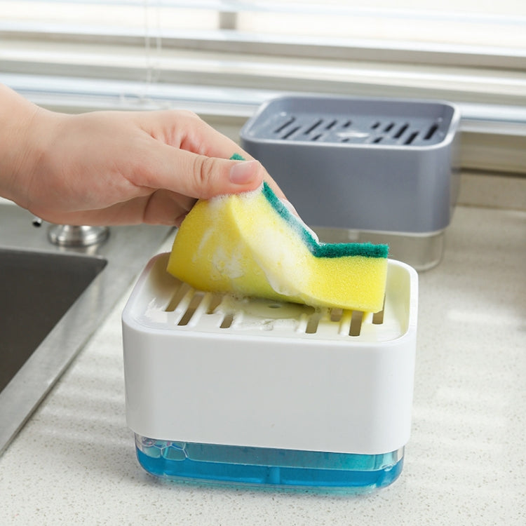 2 PCS Push-Type Soap Box Detergent Dispenser Kitchen Automatic Liquid Box