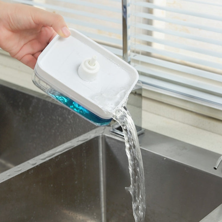 2 PCS Push-Type Soap Box Detergent Dispenser Kitchen Automatic Liquid Box