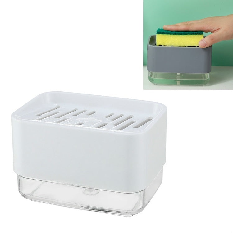 2 PCS Push-Type Soap Box Detergent Dispenser Kitchen Automatic Liquid Box