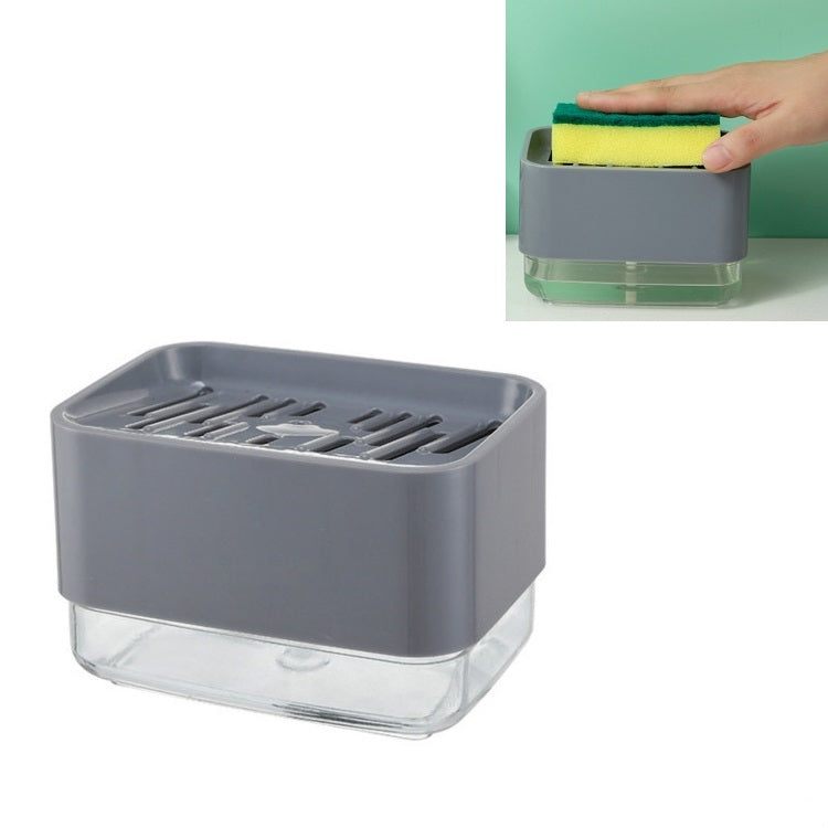 2 PCS Push-Type Soap Box Detergent Dispenser Kitchen Automatic Liquid Box