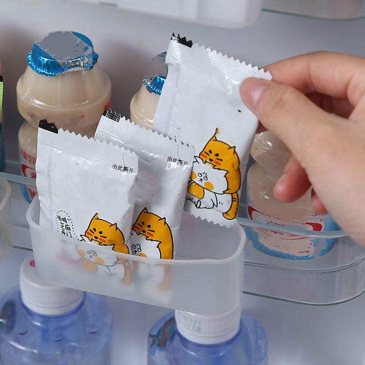 20 PCS Refrigerator Storage Box Kitchen Transparent Shelf Condiment Fresh-Keeping Storage Box