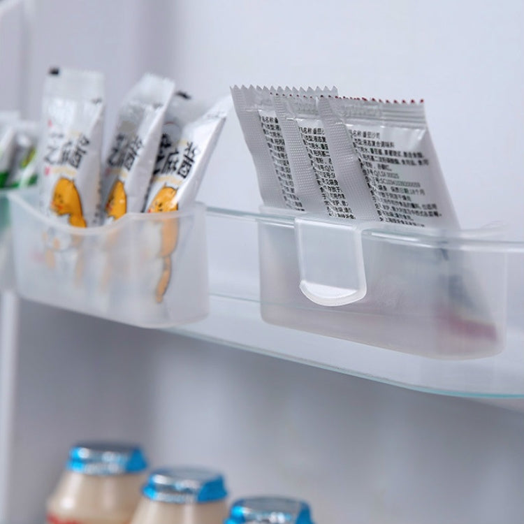 20 PCS Refrigerator Storage Box Kitchen Transparent Shelf Condiment Fresh-Keeping Storage Box