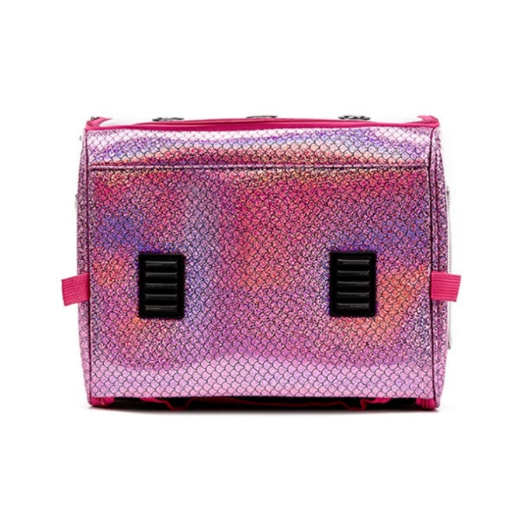 Pet Portable Transparent and Breathable PU Bag, Specification: Without Tie Rod
