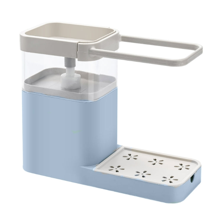 Multifunctional Dishwashing Brush Push-Type Detergent Automatic Liquid Box Sink Shelf