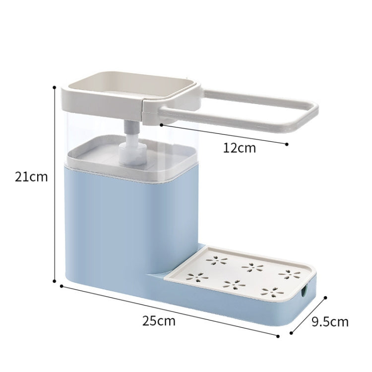 Multifunctional Dishwashing Brush Push-Type Detergent Automatic Liquid Box Sink Shelf