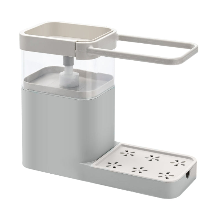 Multifunctional Dishwashing Brush Push-Type Detergent Automatic Liquid Box Sink Shelf