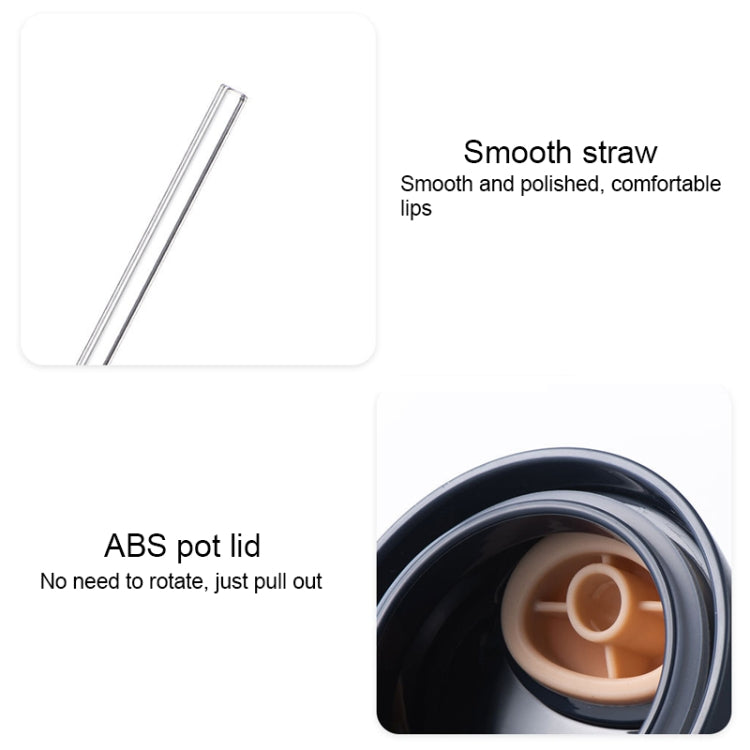 Office Home Large Capacity Straw Cup, Capacity:500ml