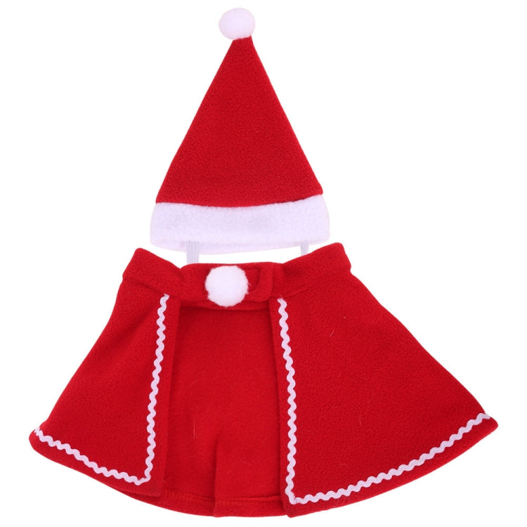 3 Sets Dog Christmas Clothes Cloak Hat Dress Up Pet Hat Cloak Suit