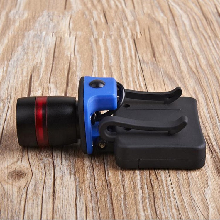 Rotating Zoom 3-Speed Dimming Lighting Flashlight Glare Cap Chuck Lamp