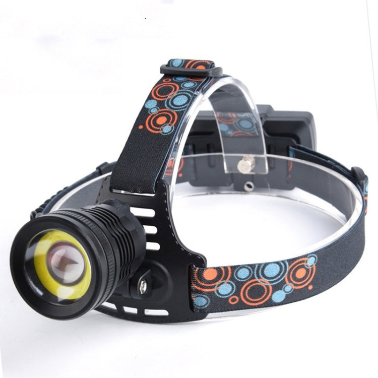 Led Strong Head Light Outdoor Waterproof Lighting Night Fishing Light, Specification:Single without Battery Charger
