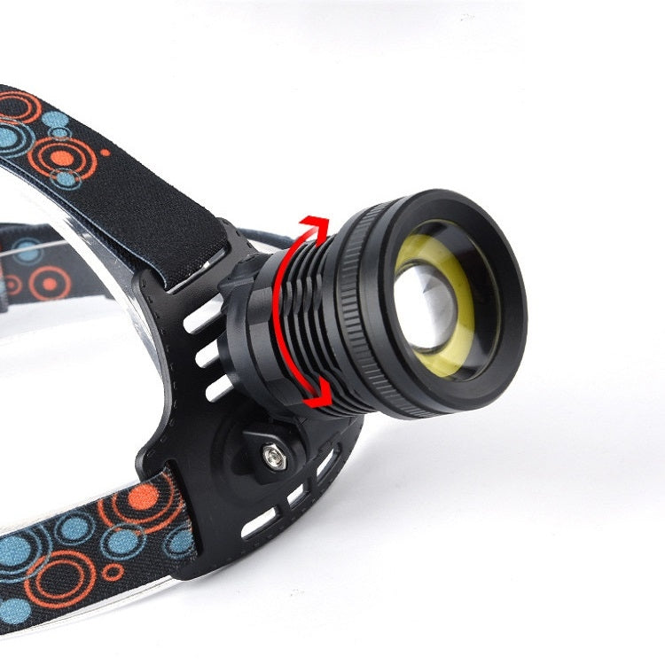 Led Strong Head Light Outdoor Waterproof Lighting Night Fishing Light, Specification:Single without Battery Charger