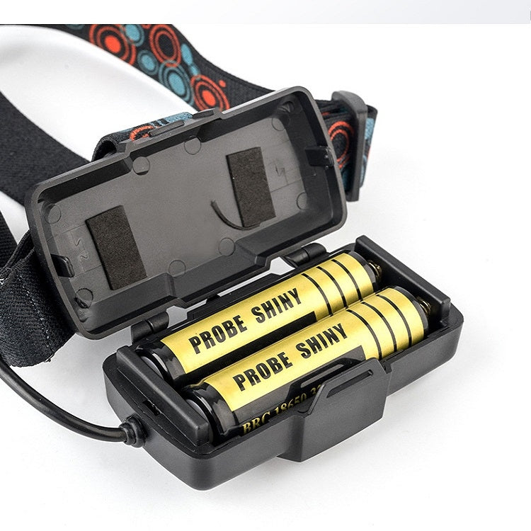 Led Strong Head Light Outdoor Waterproof Lighting Night Fishing Light, Specification:Single without Battery Charger