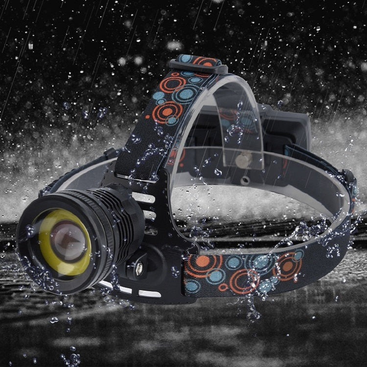 Led Strong Head Light Outdoor Waterproof Lighting Night Fishing Light, Specification:Single without Battery Charger