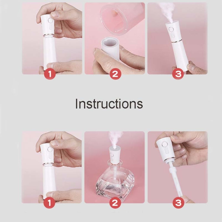 Creative Slim Waist Moisturizer Humidifier Mini Rechargeable Nano Handheld Sprayer