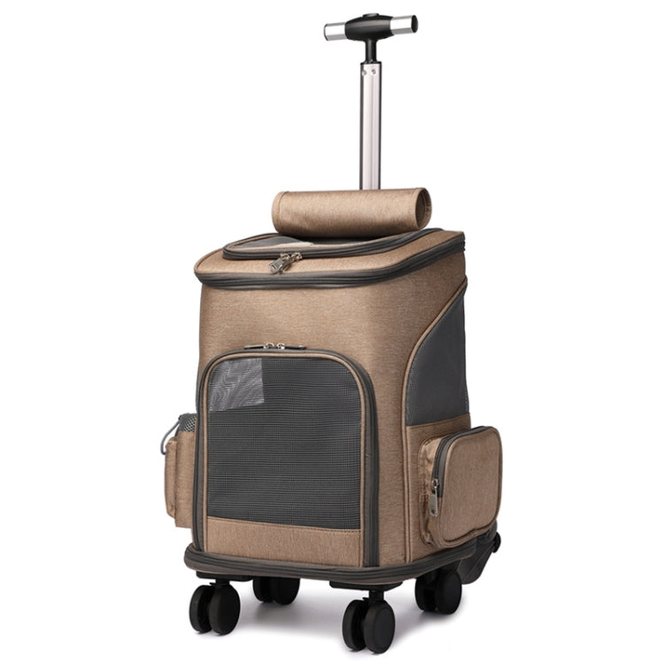 Folding Trolley Pet Backpack Travel Pet Carrier Bag