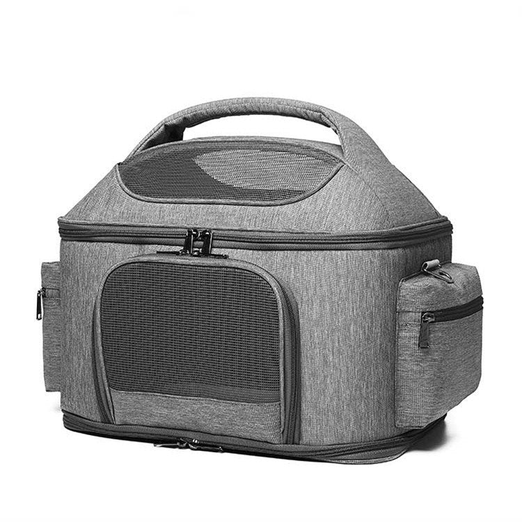 Portable Pet Bag for Outing Cats and Dogs Collapsible Pet Shoulder Bag Pet Backpack