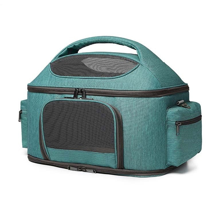 Portable Pet Bag for Outing Cats and Dogs Collapsible Pet Shoulder Bag Pet Backpack