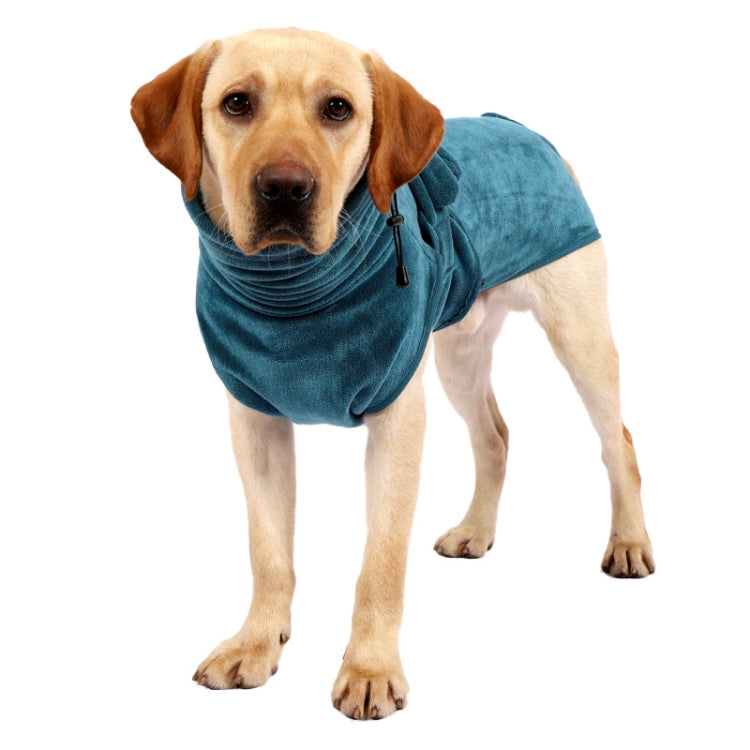 Pet Dog Bathrobe Bath Towel Strong Absorbent Bath Quick-drying Clothes, Size: S