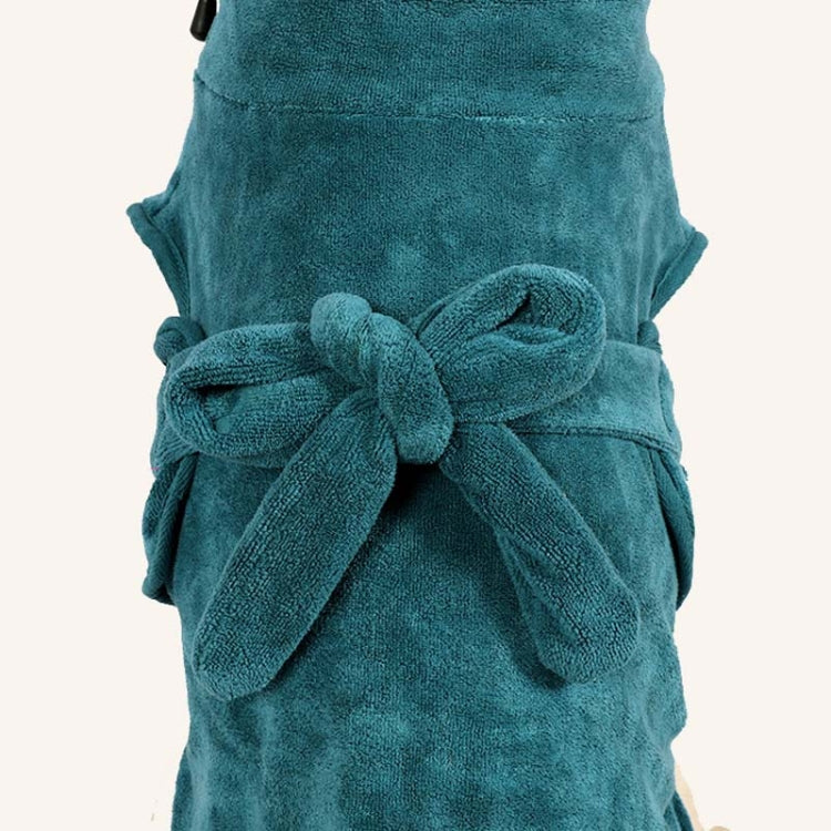 Pet Dog Bathrobe Bath Towel Strong Absorbent Bath Quick-drying Clothes, Size: XL
