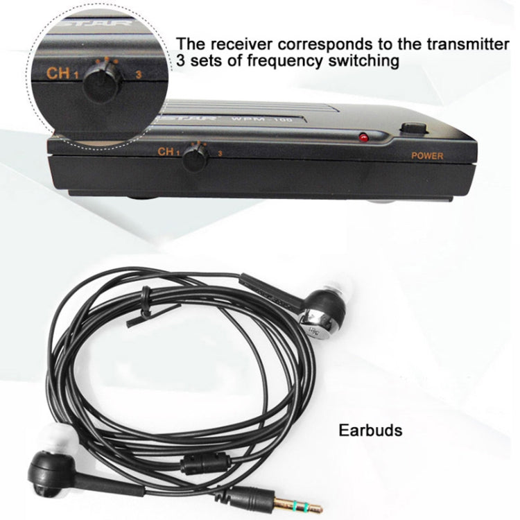 TAKSTAR WPM-100 Wireless In-Ear Headphones Stage Singer Ear Monitor