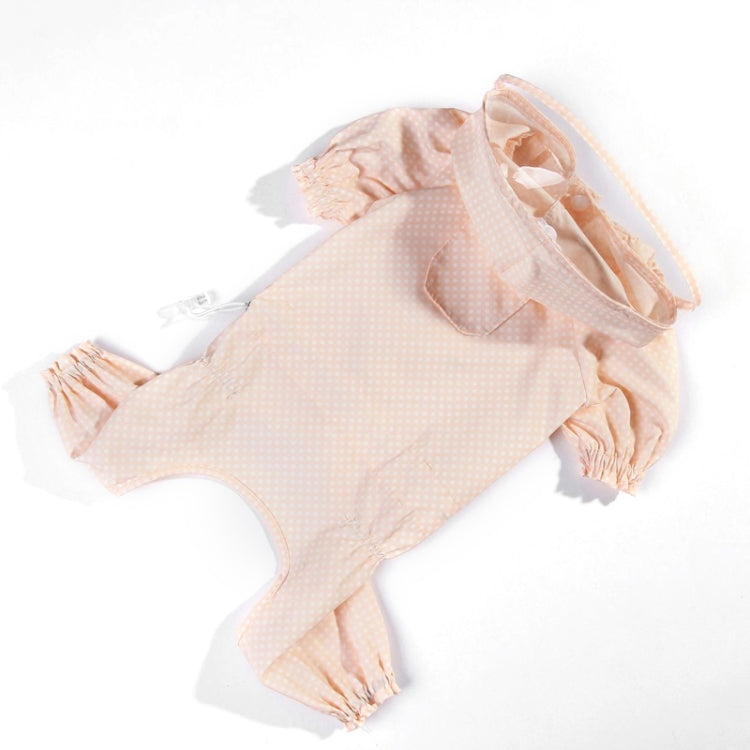 Pet Dog Raincoat Hooded Four-Legged All-Inclusive Waterproof and Dustproof Clothing, Size: XL