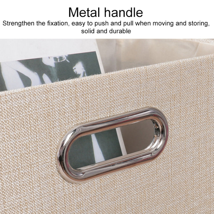 Linen Cloth Multi-purpose Foldable Sundry Storage Box Organizer Cabinet