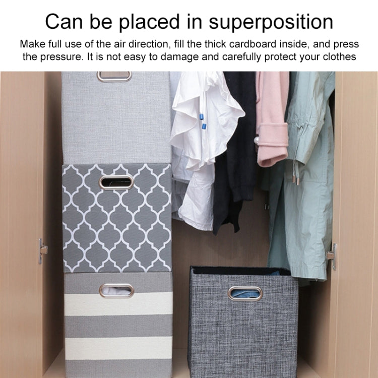 Linen Cloth Multi-purpose Foldable Sundry Storage Box Organizer Cabinet